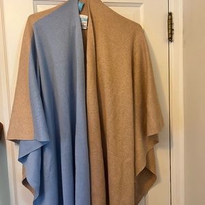 Camel & Powder Blue J. McLaughlin Roxy Colorblock Wrap